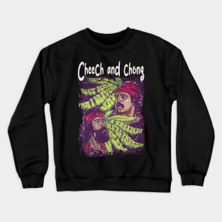 Graphic Art Smoky Cheech Comedy Crewneck Sweatshirt